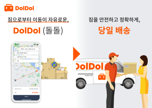 데이터 기반 차량 간 연계배송 및 전기 화물차 이용 당일 운송 ‘꾼’