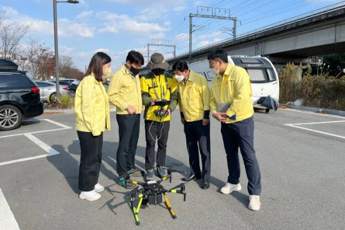 광산구 ‘드론지적 측량’ 시범사업 실시