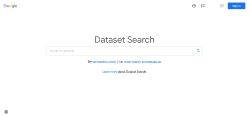 Google Dataset Search