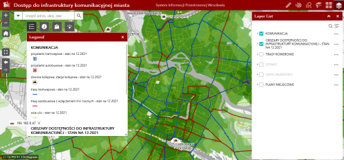 Wrocław Udostępnił Mapę Dostępności Komunikacyjnej