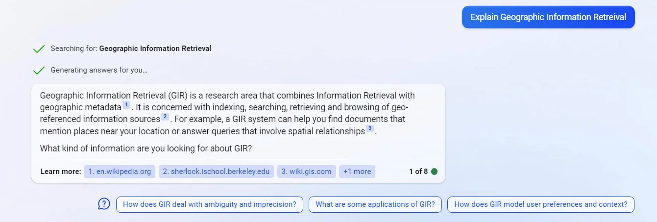Explain Geographic Information Retreival