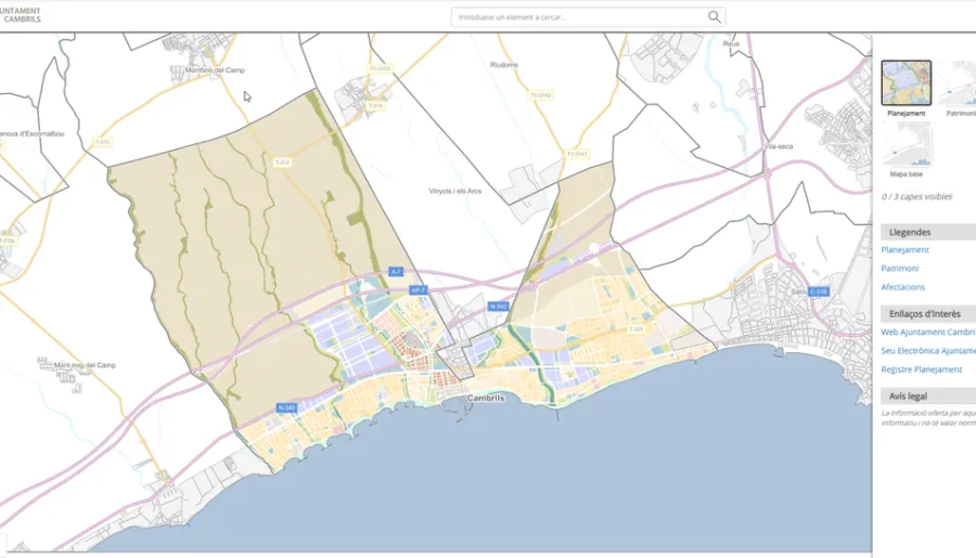 Cambrils Pone En Marcha Un Geoportal De Consulta Urbanística