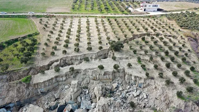 Depremde Sınırları Değişen Mülkiyetlerin Yeri Ortofoto Harita Ile Belirleniyor