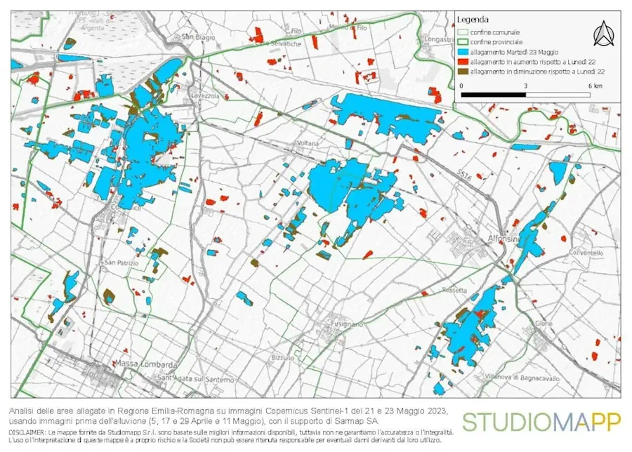 Le Mappe Dei Satelliti Per Pianificare Soccorsi E Ricostruzione Post-alluvione