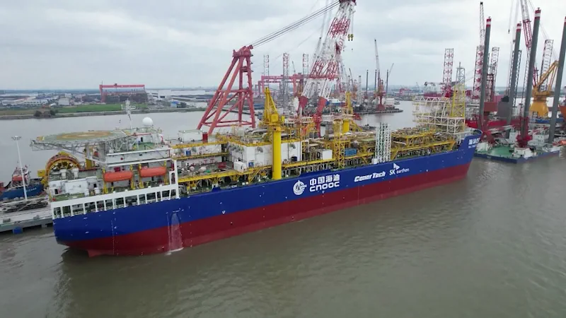 China Delivers 1st 'Floating Oil Factory' With Digital Twin Technology