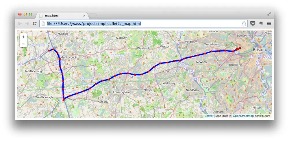 A map made with mplleaflet
