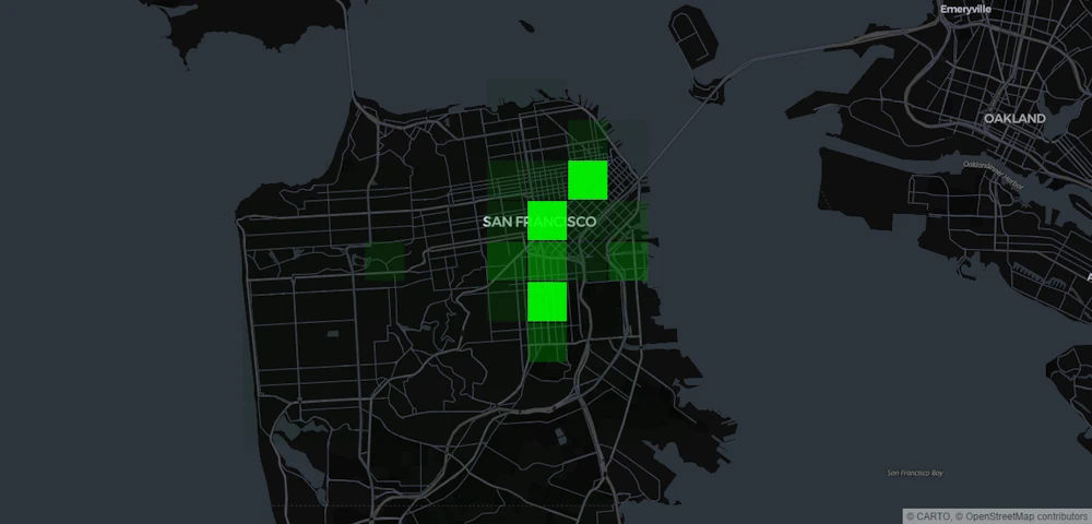 A map made with PyDeck