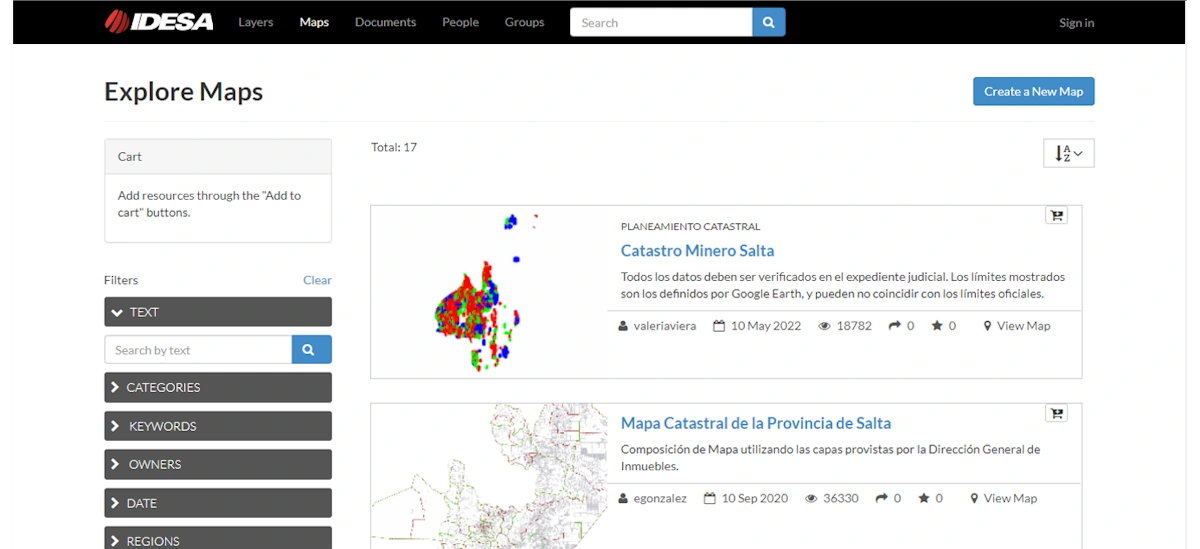 Geoportal IDESA