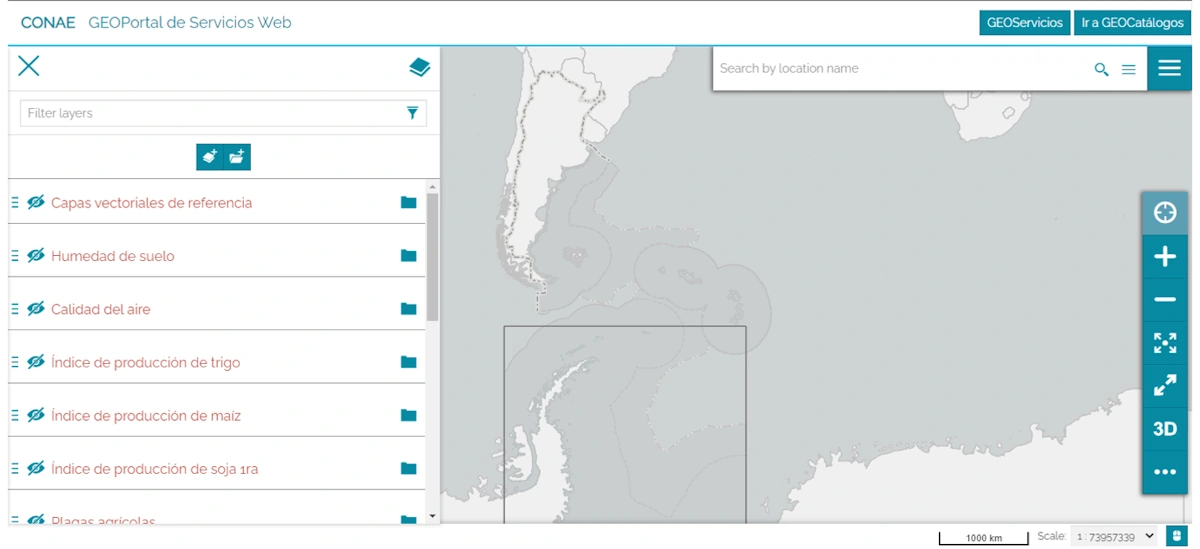 Geoportal de CONAE