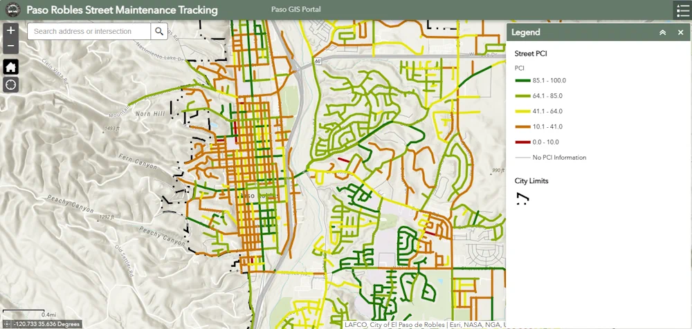 How Maintained Are Paso Robles' Streets