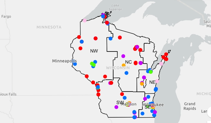 WisDOT interactive map shows where infrastructure funding is awarded