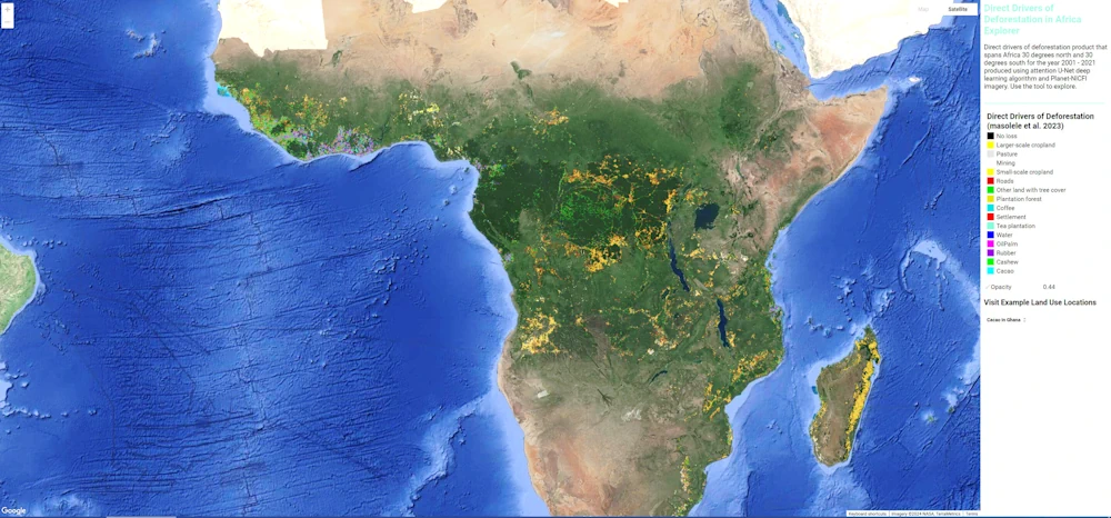 Mapping How Deforested Land In Africa Is Used