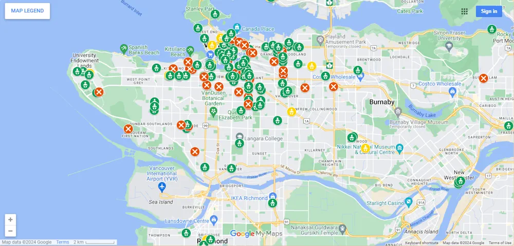 Mom Makes Map For Vancouver Baby Changing Tables 'You're Flying Blind When You're A Parent'