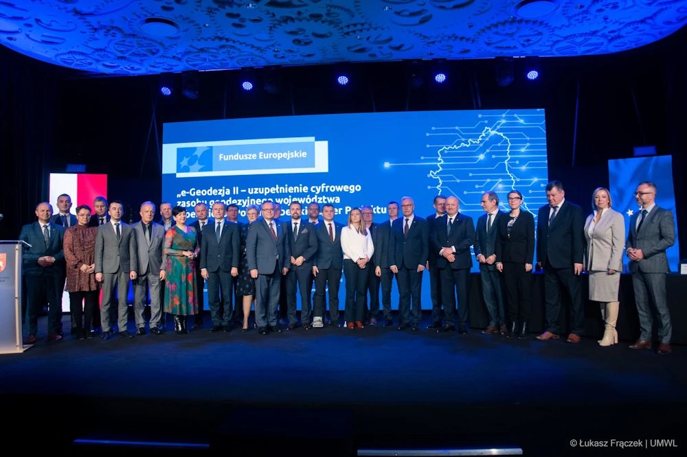 „E-Geodezja II – Cyfrowy Zasób Geodezyjny Województwa Lubelskiego”