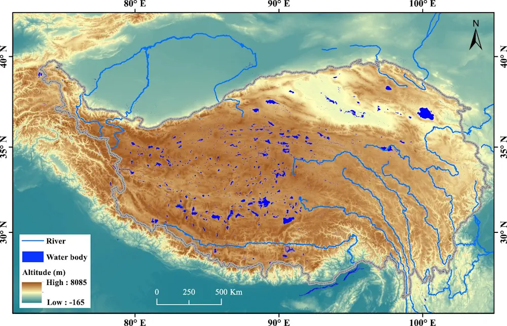 Researchers Unveil Most Detailed Map Of Water Bodies Across Qinghai-Xizang Plateau
